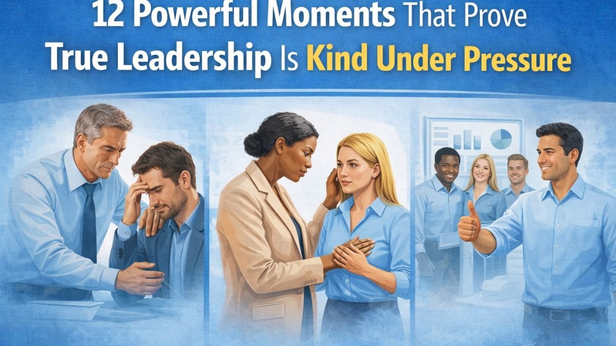 12 Powerful Moments That Prove True Leadership Is Kind Under Pressure