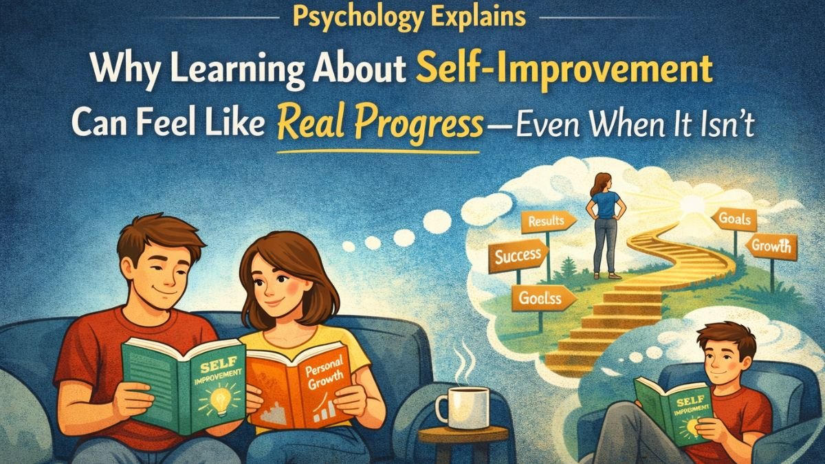 Psychology Explains Why Learning About Self-Improvement Can Feel Like Real Progress—Even When It Isn’t