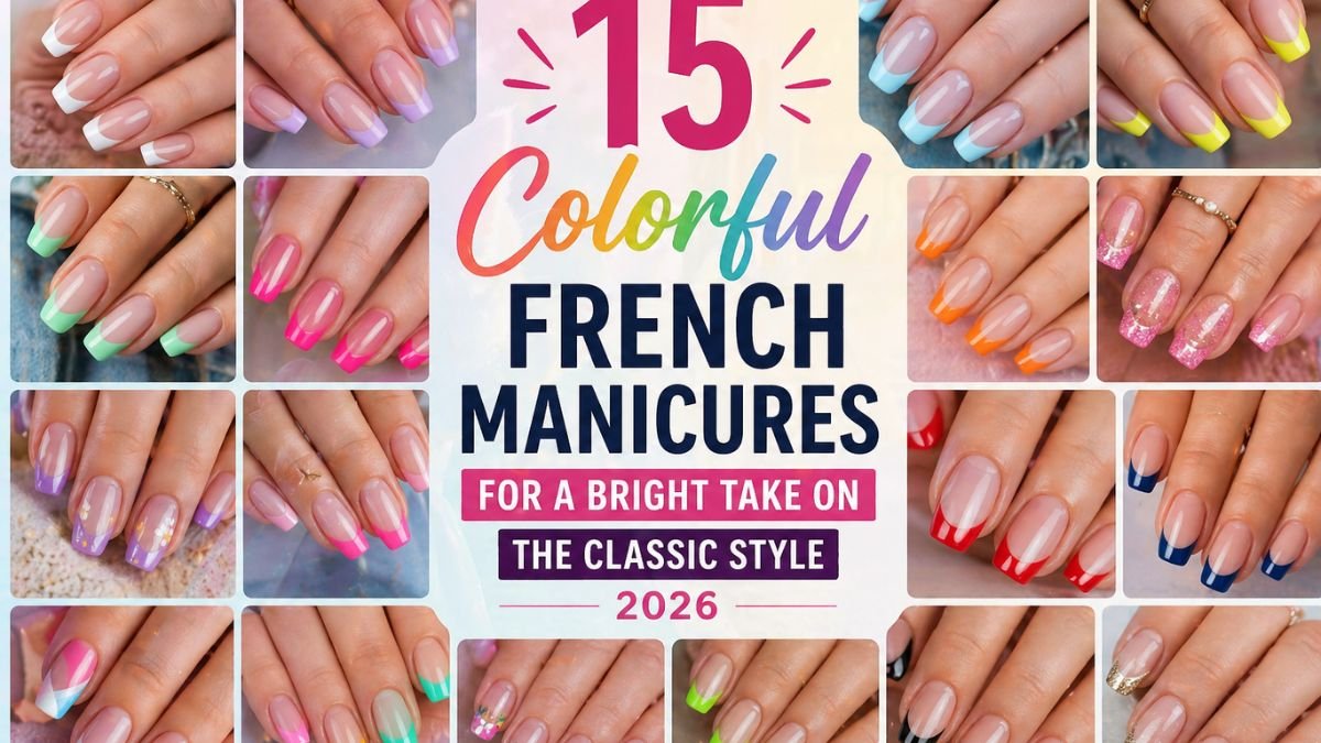 15 Colorful French Manicures For a Bright Take on the Classic Style 2026